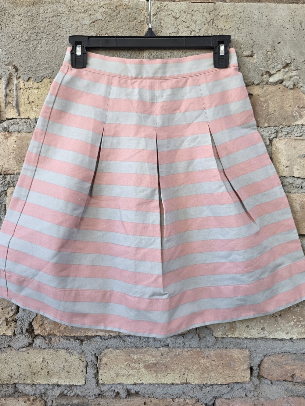 NWT Corey Lynn Calter for Anthropologie Striped Pleated Mini Skirt - Size 4